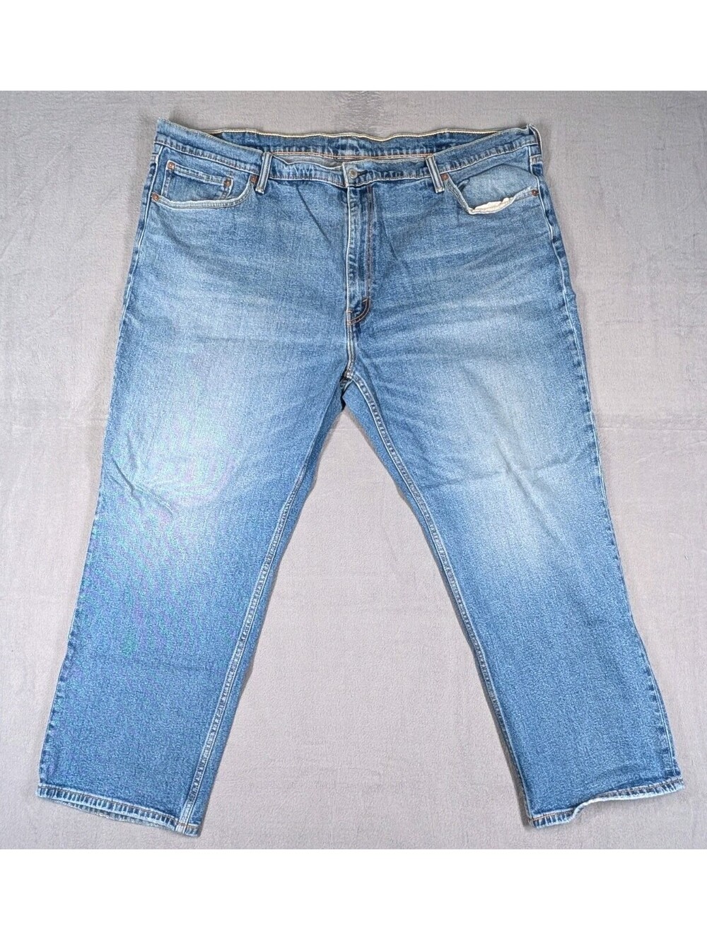 Levis Mens 569 48x30 Blue Loose Straight Denim Jeans Relaxed Casual Cotton Fit